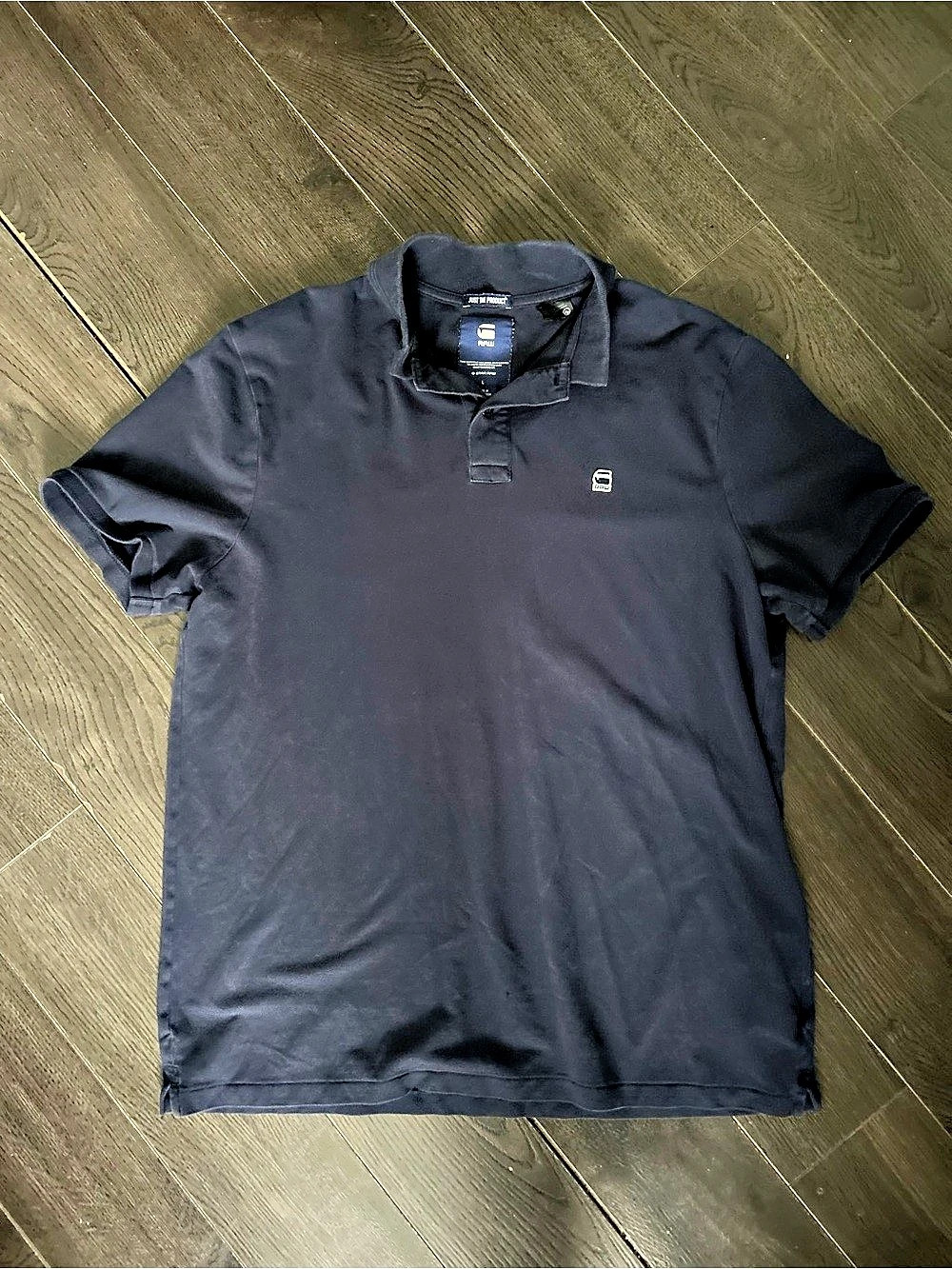 G-Star RAW Classic Short Sleeve Polo Shirt Black Large